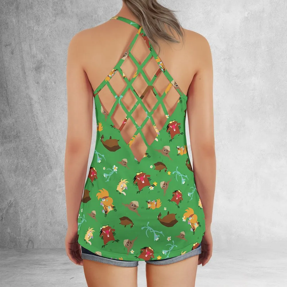 Criss Cross Tank Top - N1J27BW4 -  - 3