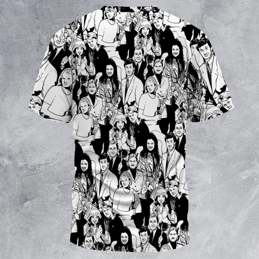 All-Over Print Unisex T-Shirt - JCCSGRYF -  - 4