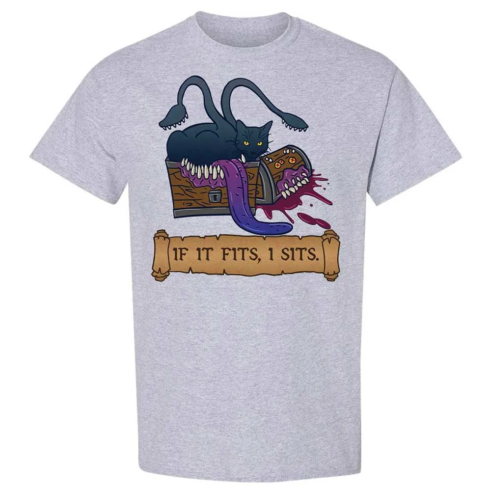 If It Fits I Sits Classic Unisex T-Shirt - Sport Grey - 3