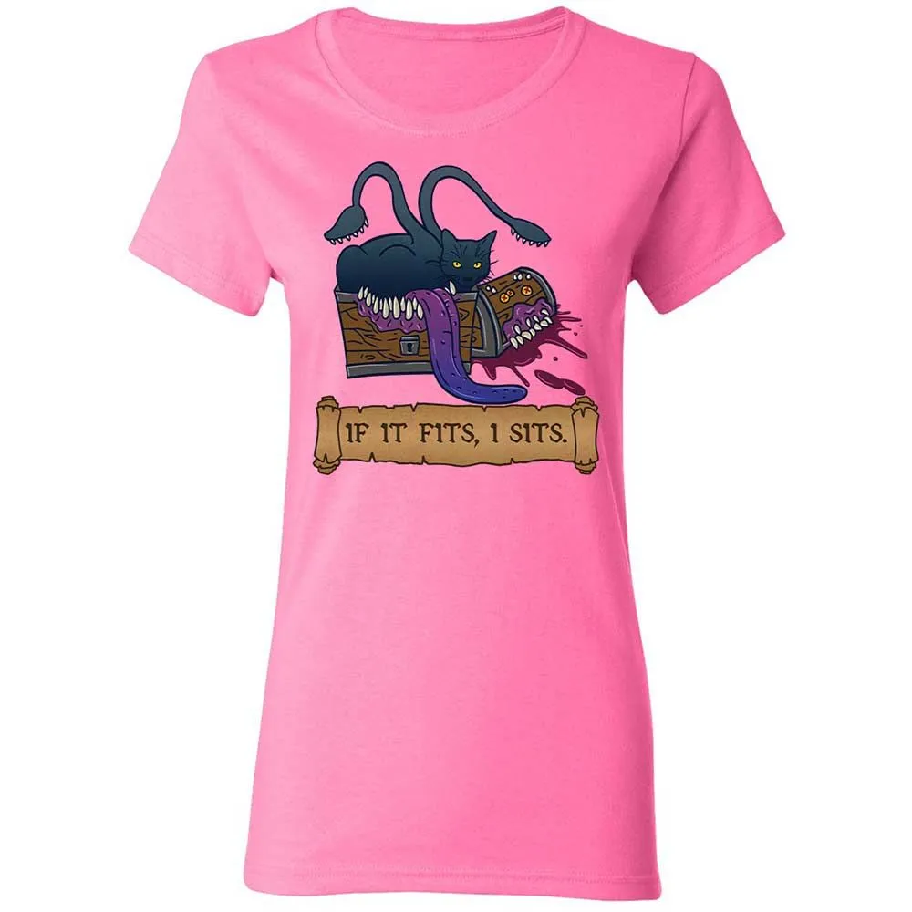 If It Fits I Sits Women's T-Shirt - Azalea - 4