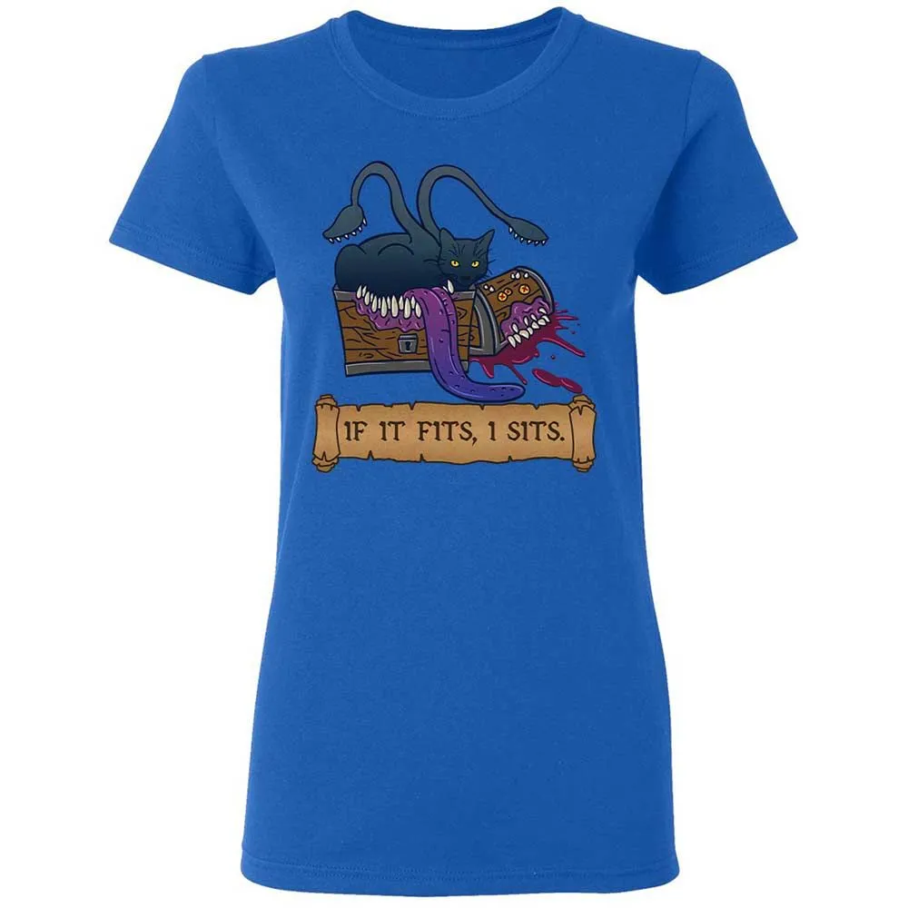 If It Fits I Sits Women's T-Shirt - Royal - 10