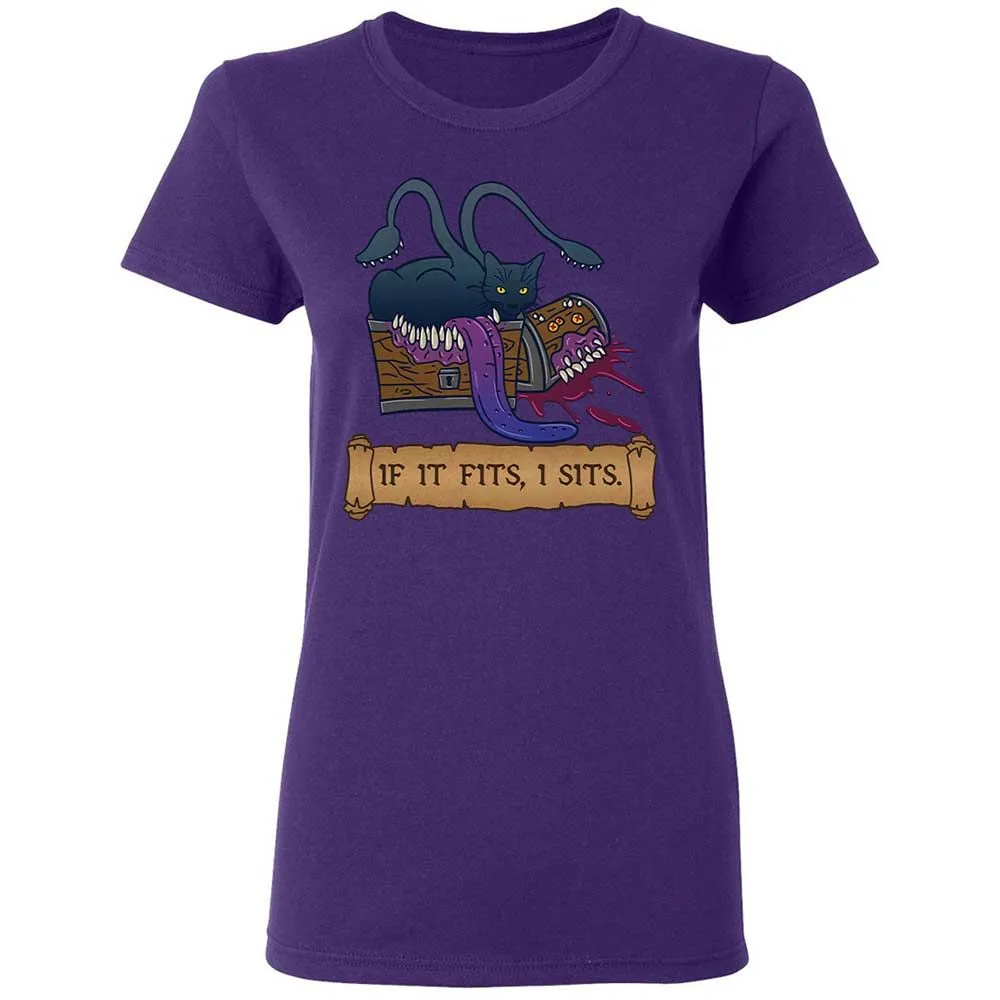 If It Fits I Sits Women's T-Shirt - Purple - 11