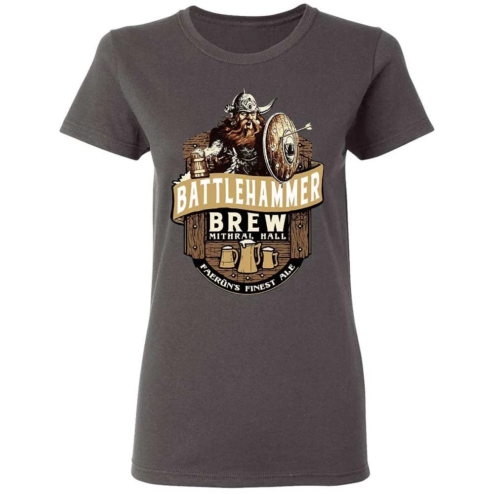 Battlehammer Brew Women's T-Shirt - Charcoal - 4