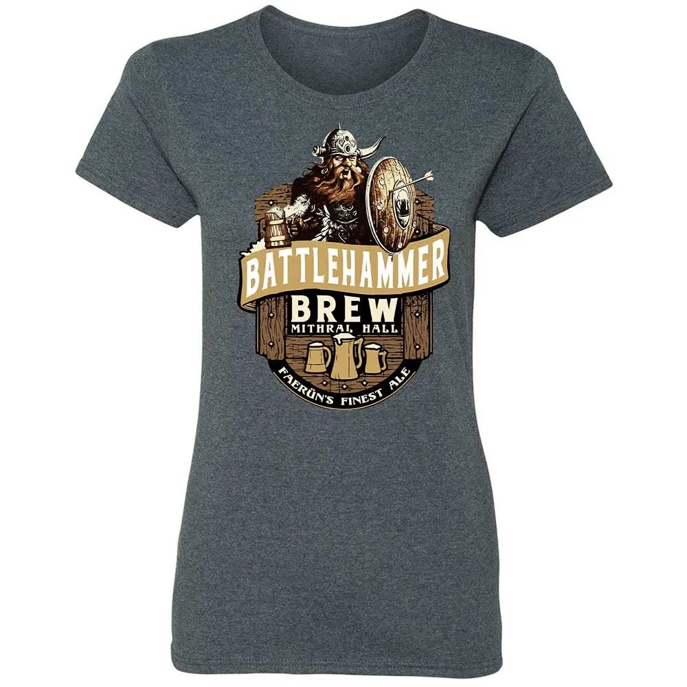 Battlehammer Brew Women's T-Shirt - Dark Heather - 6