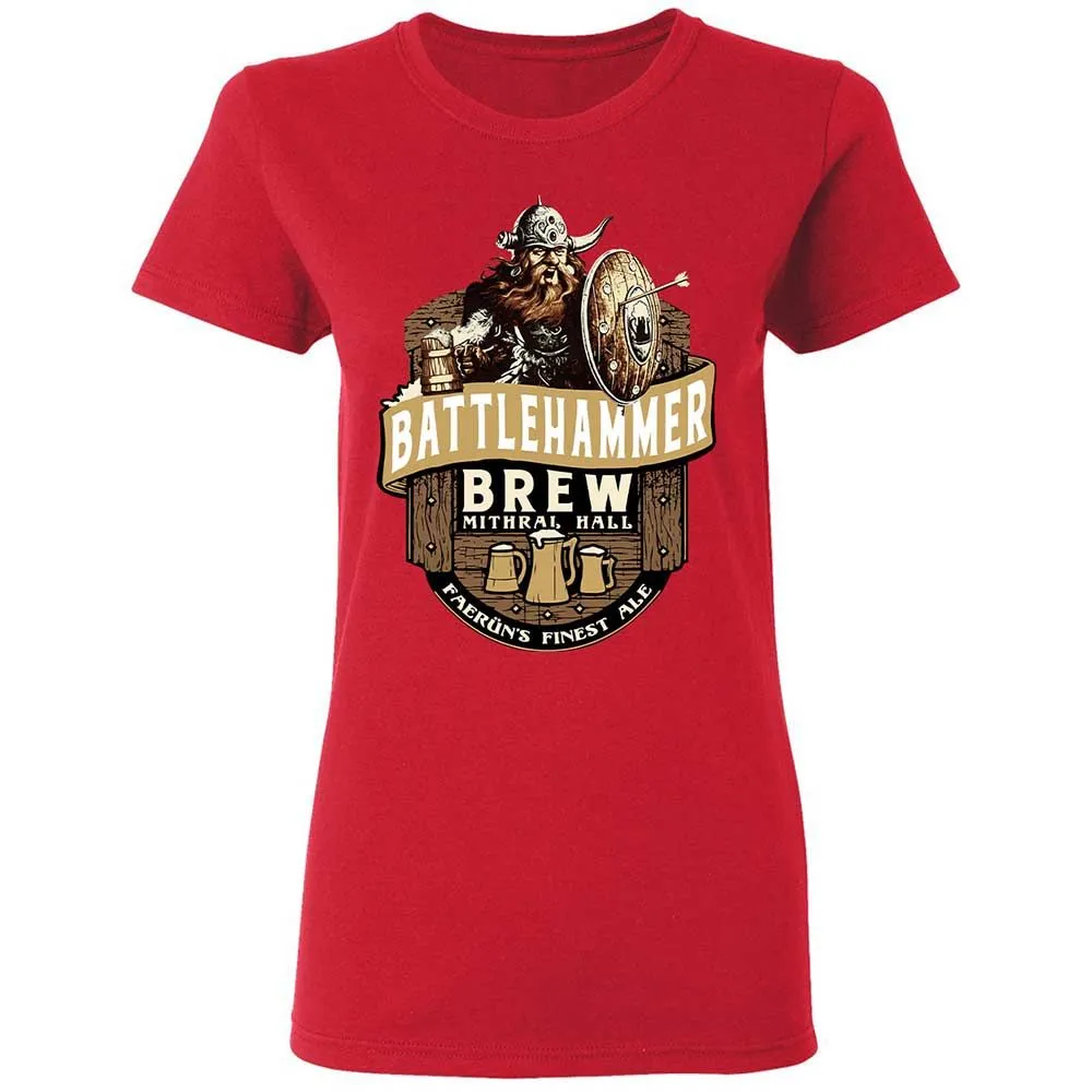 Battlehammer Brew Women's T-Shirt - Red - 9