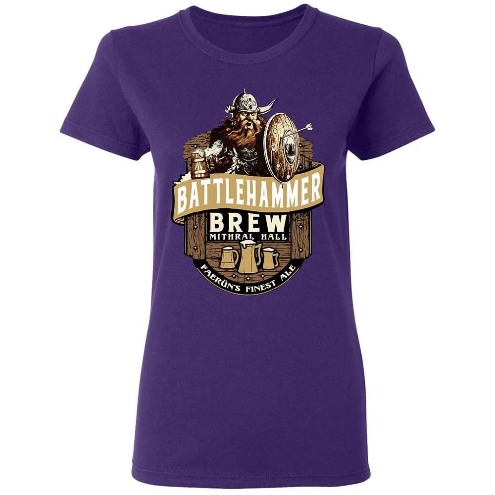 Battlehammer Brew Women's T-Shirt - Purple - 10