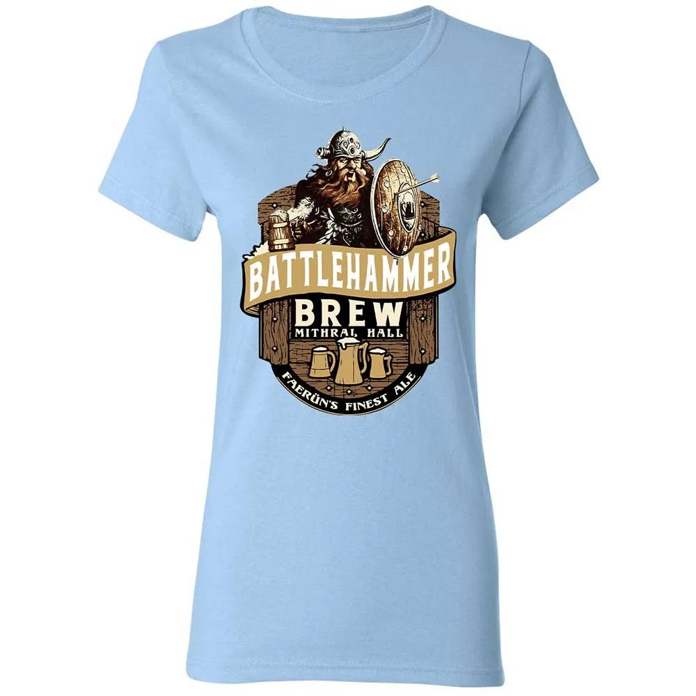 Battlehammer Brew Women's T-Shirt - Light Blue - 13