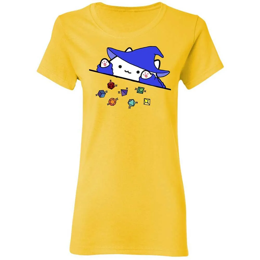 Cat Throws Dices Women's T-Shirt - Daisy - 7