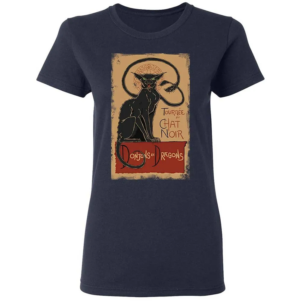 Tournee Du Chat Noir Women's T-Shirt - Navy - 2