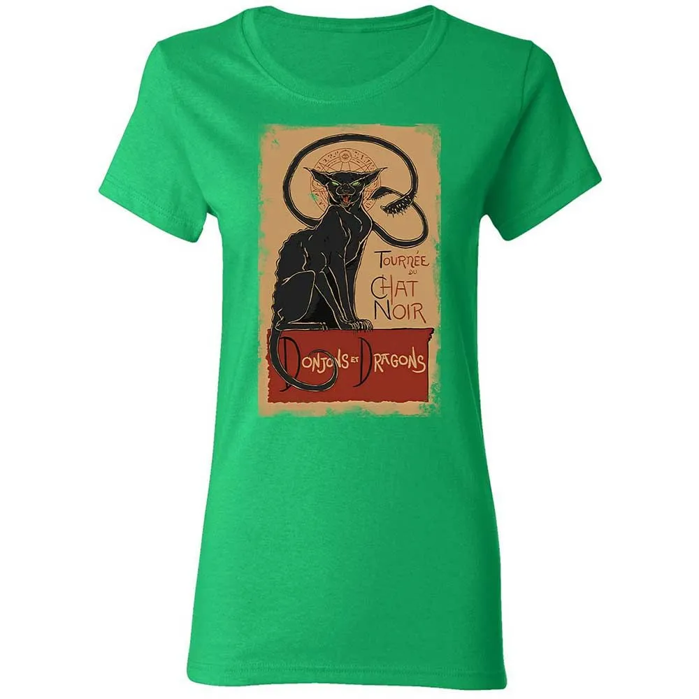 Tournee Du Chat Noir Women's T-Shirt - Irish Green - 7