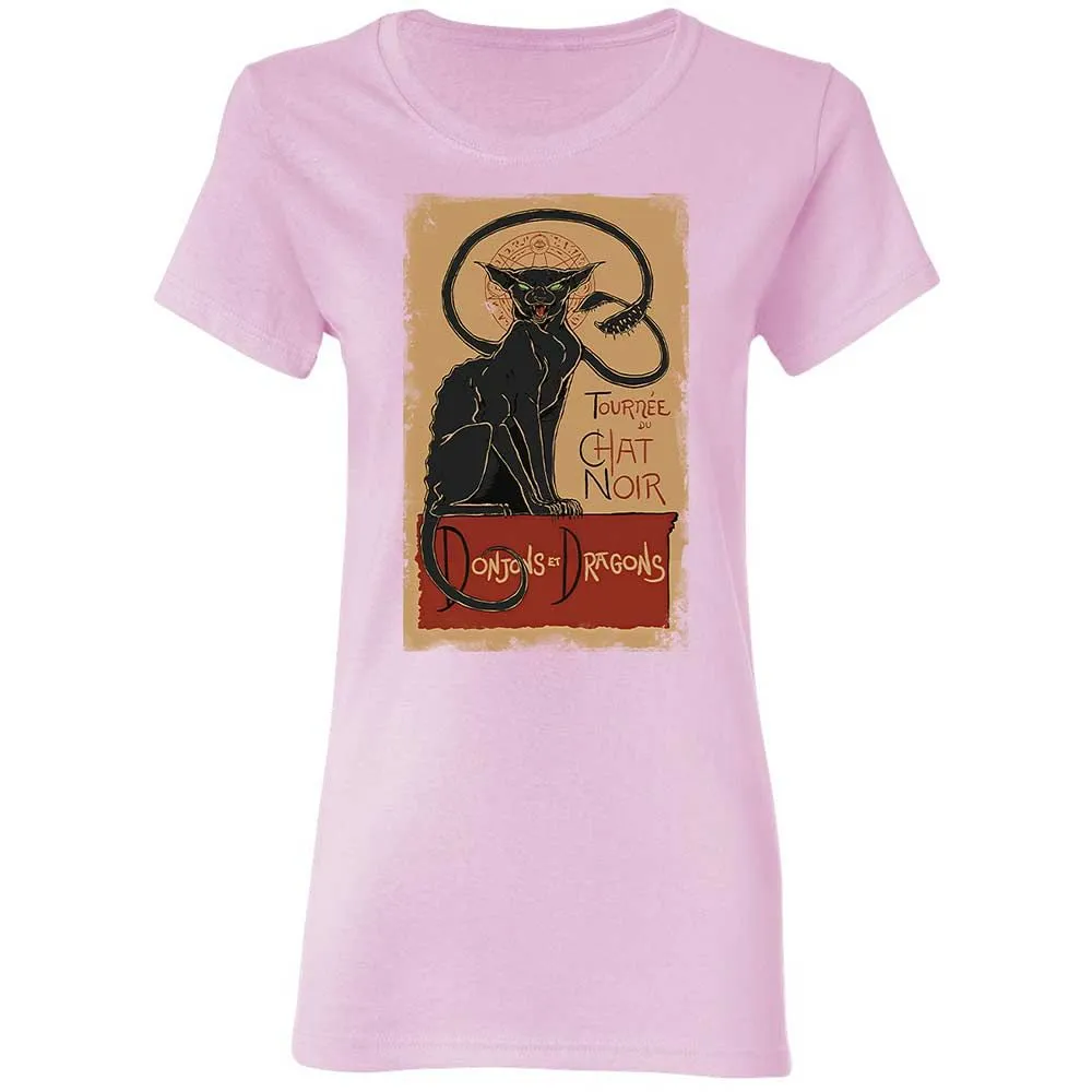 Tournee Du Chat Noir Women's T-Shirt - Light Pink - 8