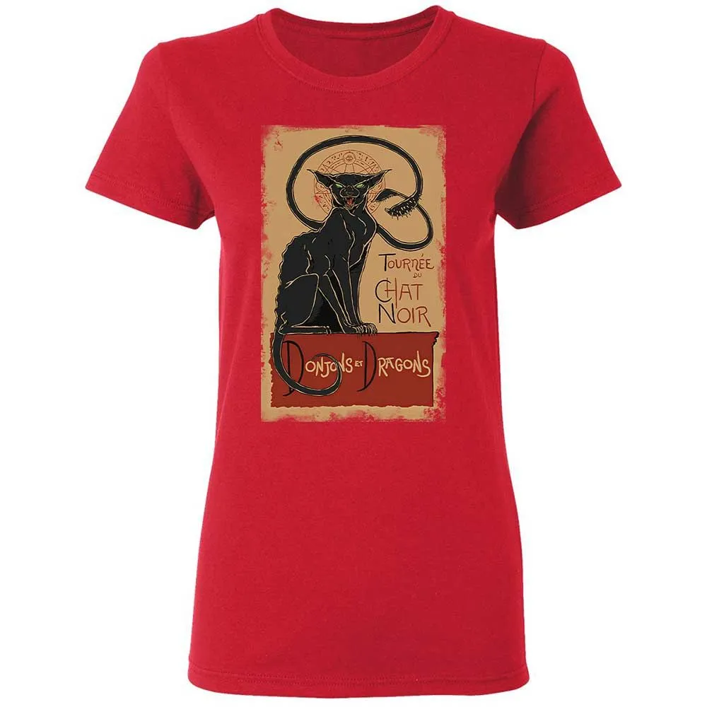 Tournee Du Chat Noir Women's T-Shirt - Red - 9
