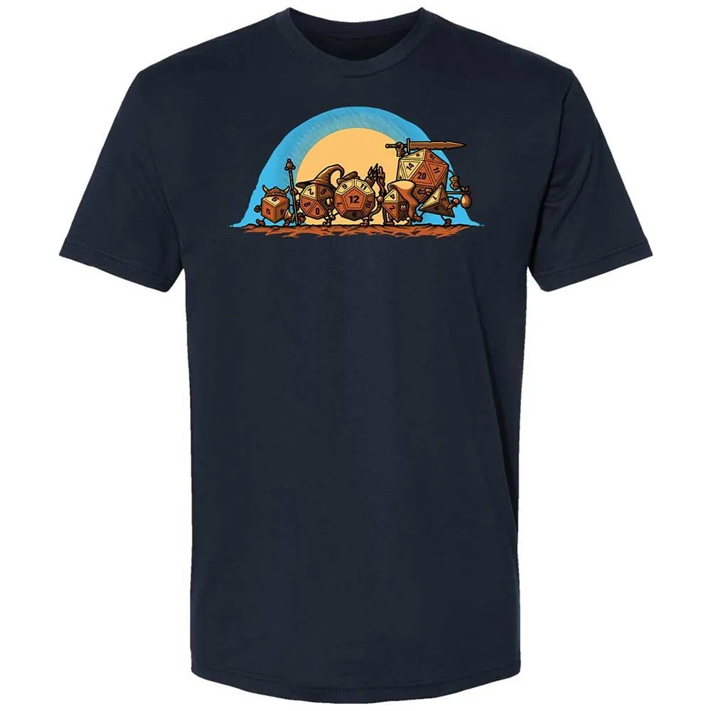 The Fellowship Of The Dice Premium Unisex T-Shirt - Midnight Navy - 2
