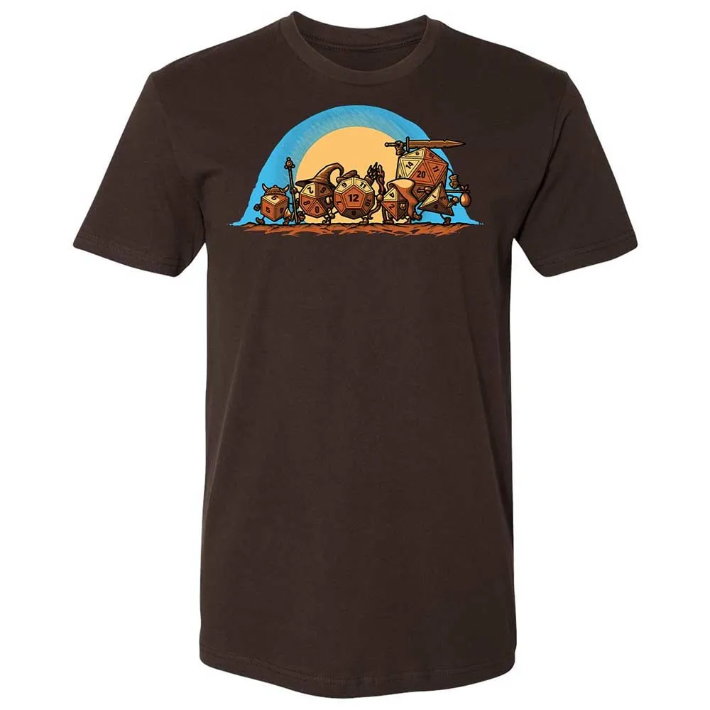 The Fellowship Of The Dice Premium Unisex T-Shirt - Dark Chocolate - 6