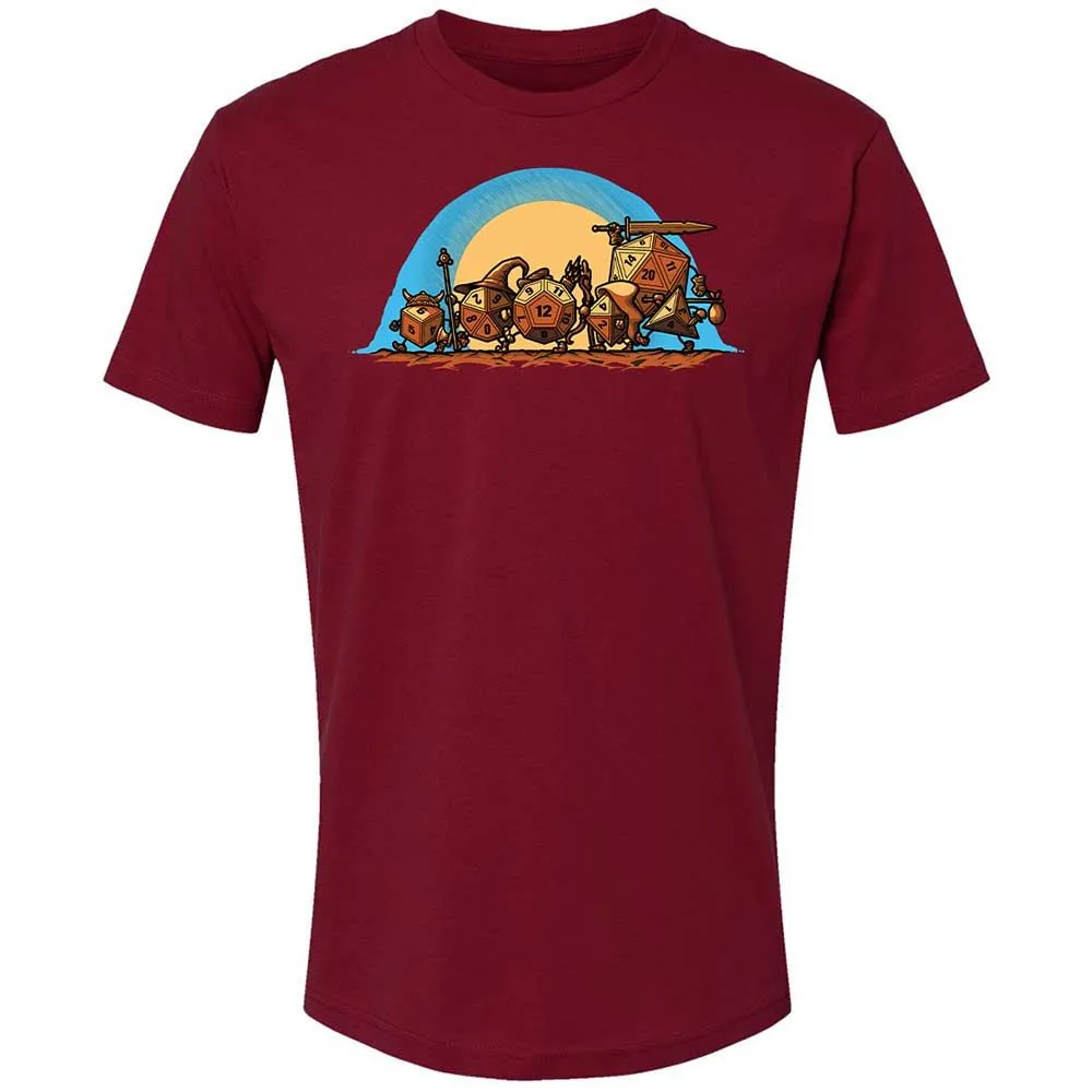 The Fellowship Of The Dice Premium Unisex T-Shirt - Cardinal - 11