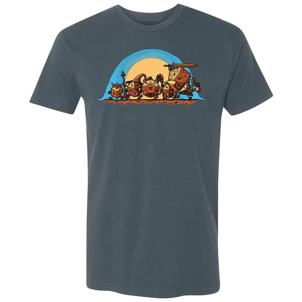 The Fellowship Of The Dice Premium Unisex T-Shirt - Indigo - 12