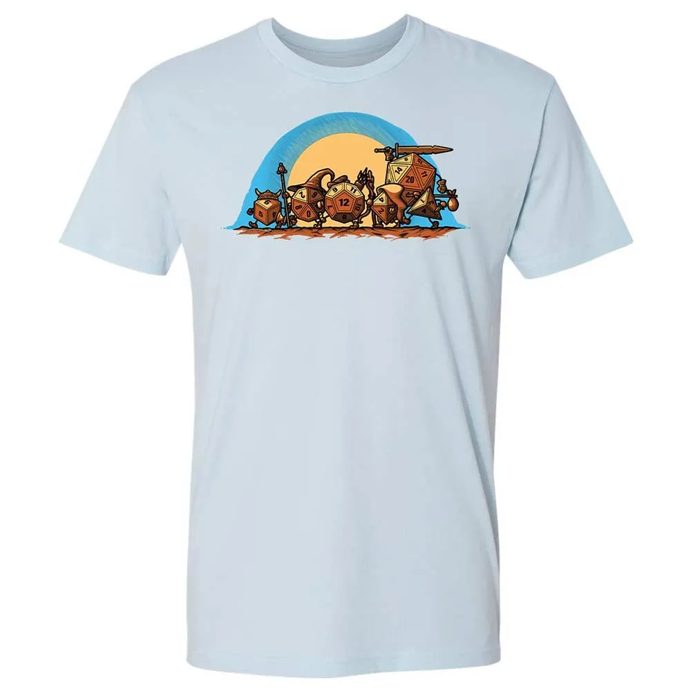 The Fellowship Of The Dice Premium Unisex T-Shirt - Light Blue - 21