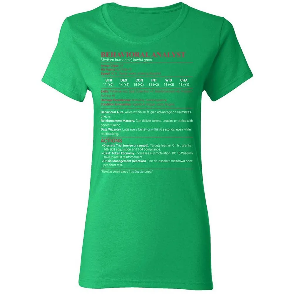 Behavioral Analyst - Irish Green - 7
