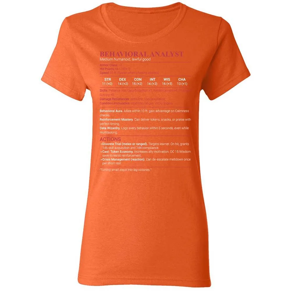 Behavioral Analyst - Orange - 12