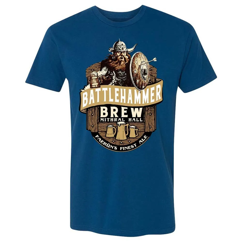 Battlehammer Brew Premium Unisex T-Shirt - Cool Blue - 5
