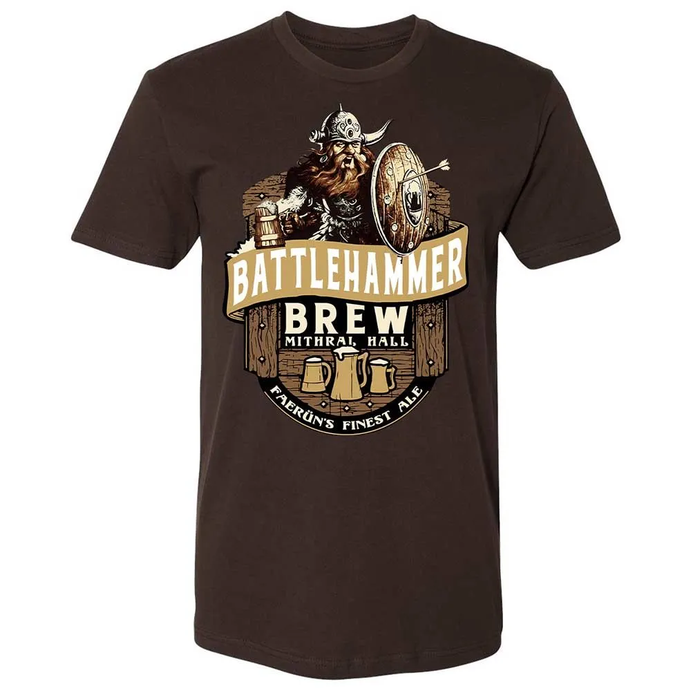 Battlehammer Brew Premium Unisex T-Shirt - Dark Chocolate - 6