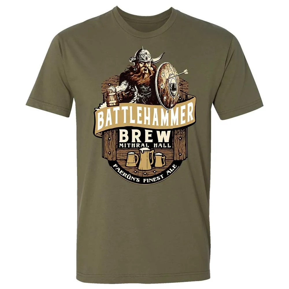 Battlehammer Brew Premium Unisex T-Shirt - Military Green - 8