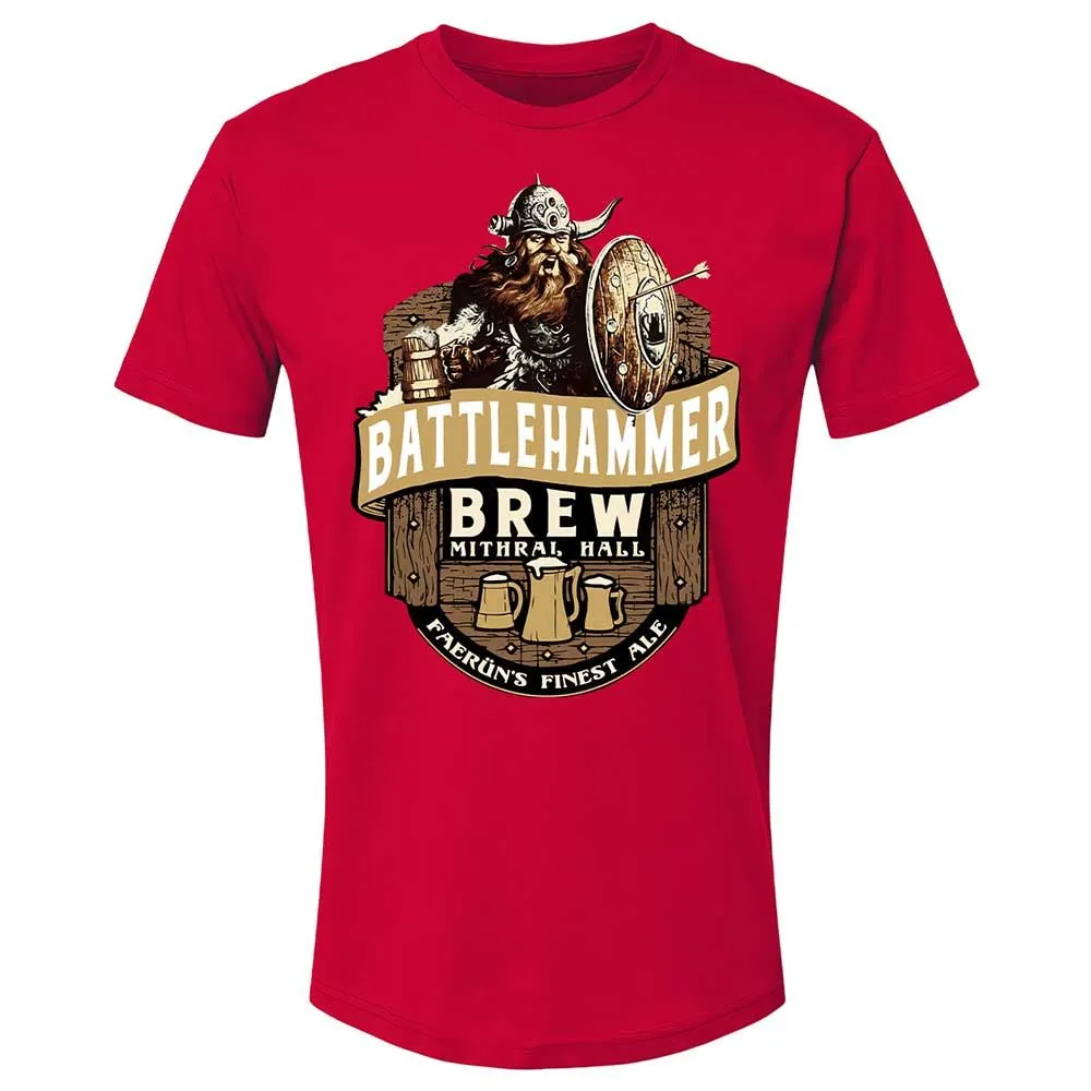 Battlehammer Brew Premium Unisex T-Shirt - Red - 9