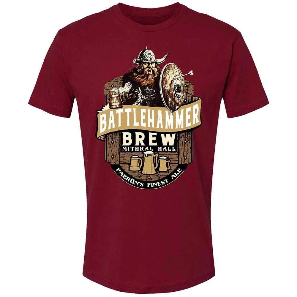Battlehammer Brew Premium Unisex T-Shirt - Cardinal - 11
