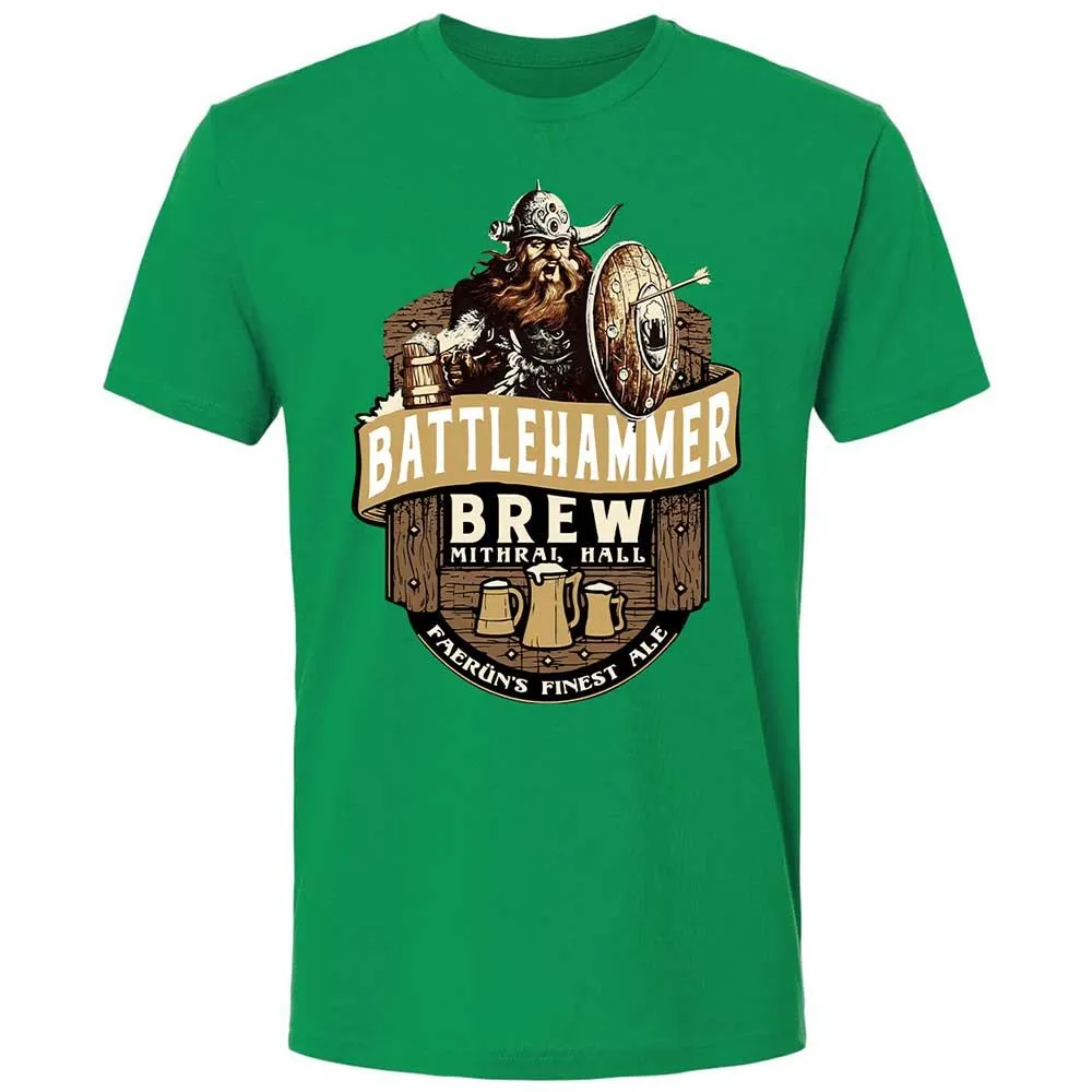 Battlehammer Brew Premium Unisex T-Shirt - Kelly Green - 13