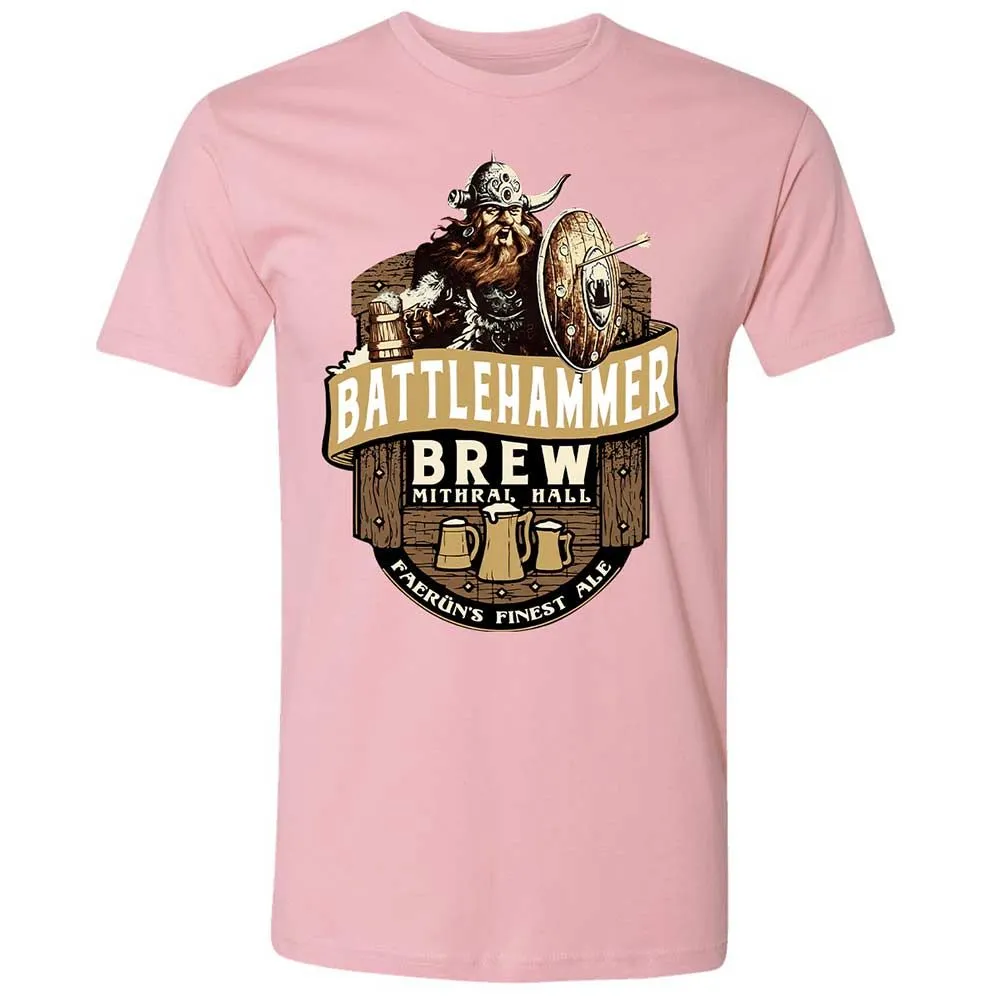 Battlehammer Brew Premium Unisex T-Shirt - Light Pink - 16