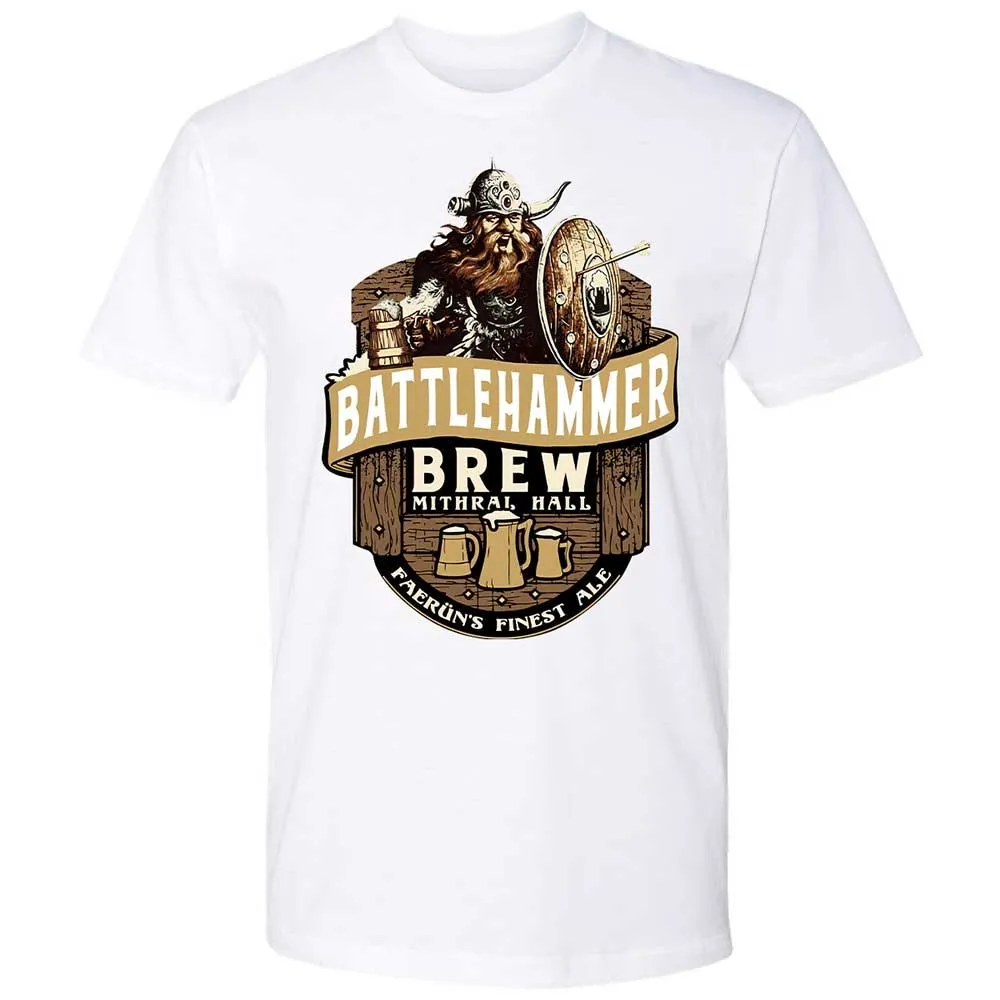 Battlehammer Brew Premium Unisex T-Shirt - White - 17