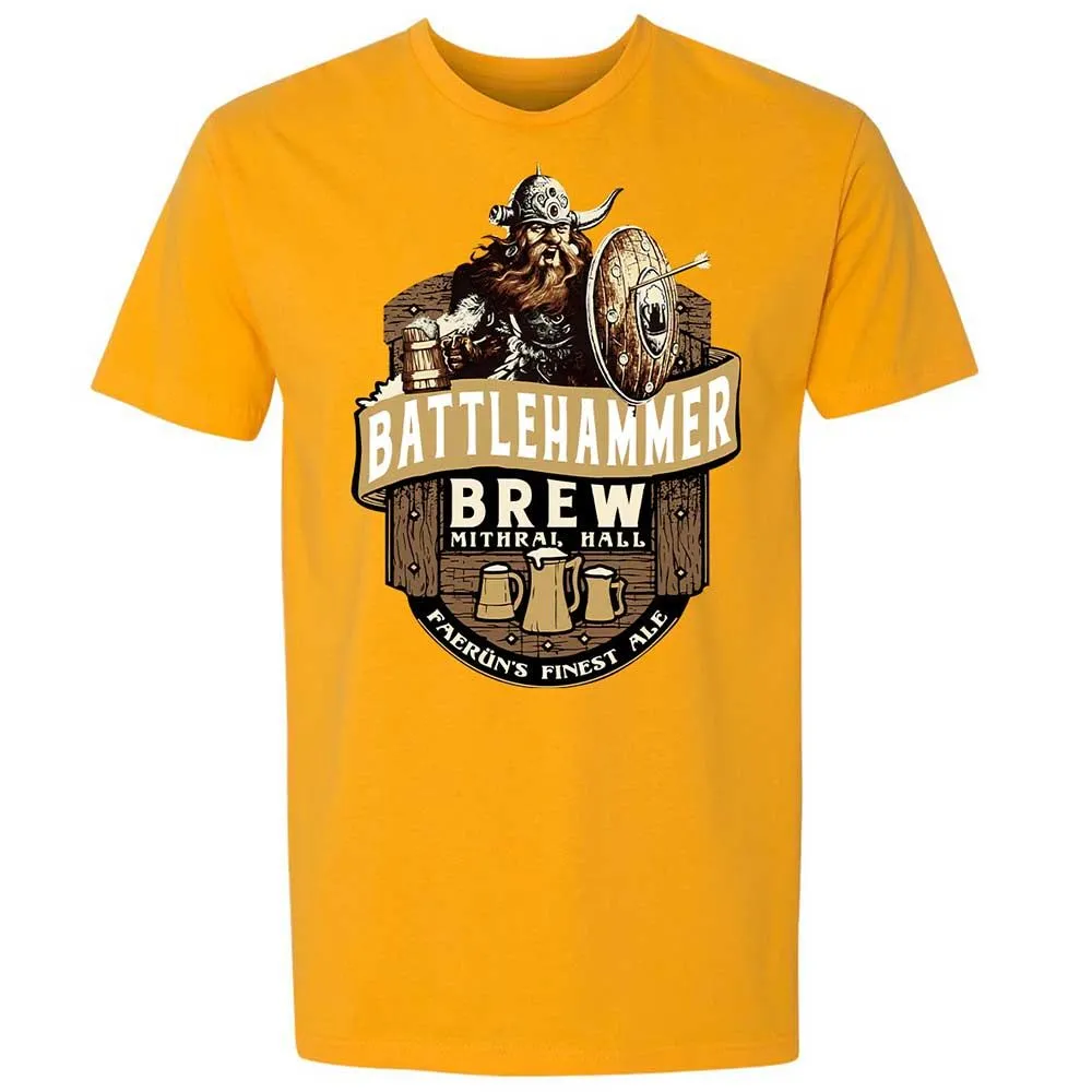 Battlehammer Brew Premium Unisex T-Shirt - Gold - 18