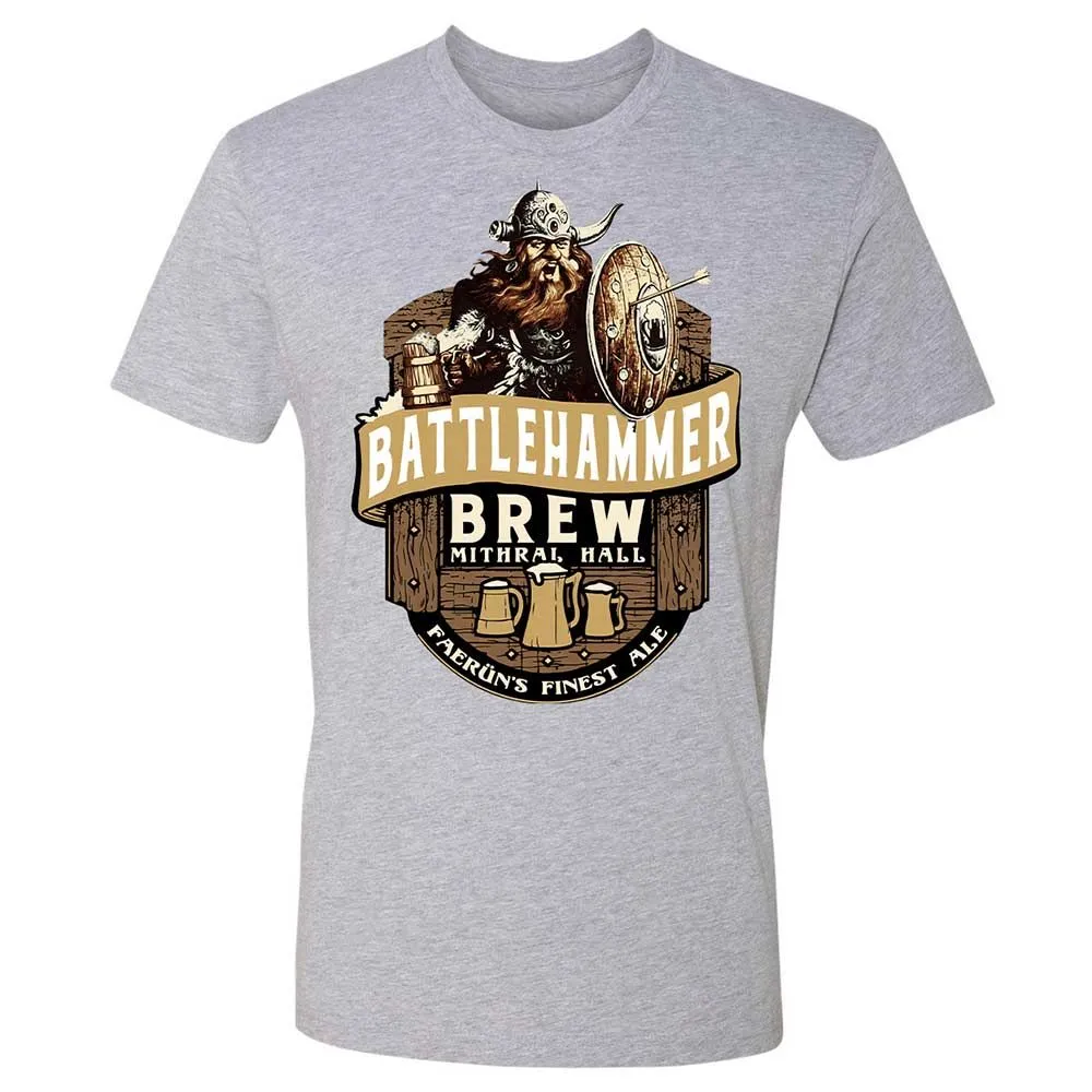 Battlehammer Brew Premium Unisex T-Shirt - Heather Grey - 19