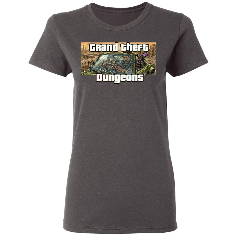 Grand Theft Dungeons Women's T-Shirt - Charcoal - 4