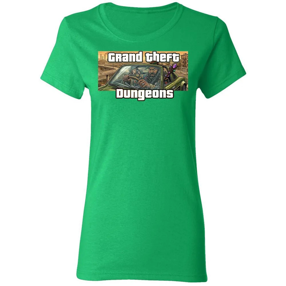 Grand Theft Dungeons Women's T-Shirt - Irish Green - 7