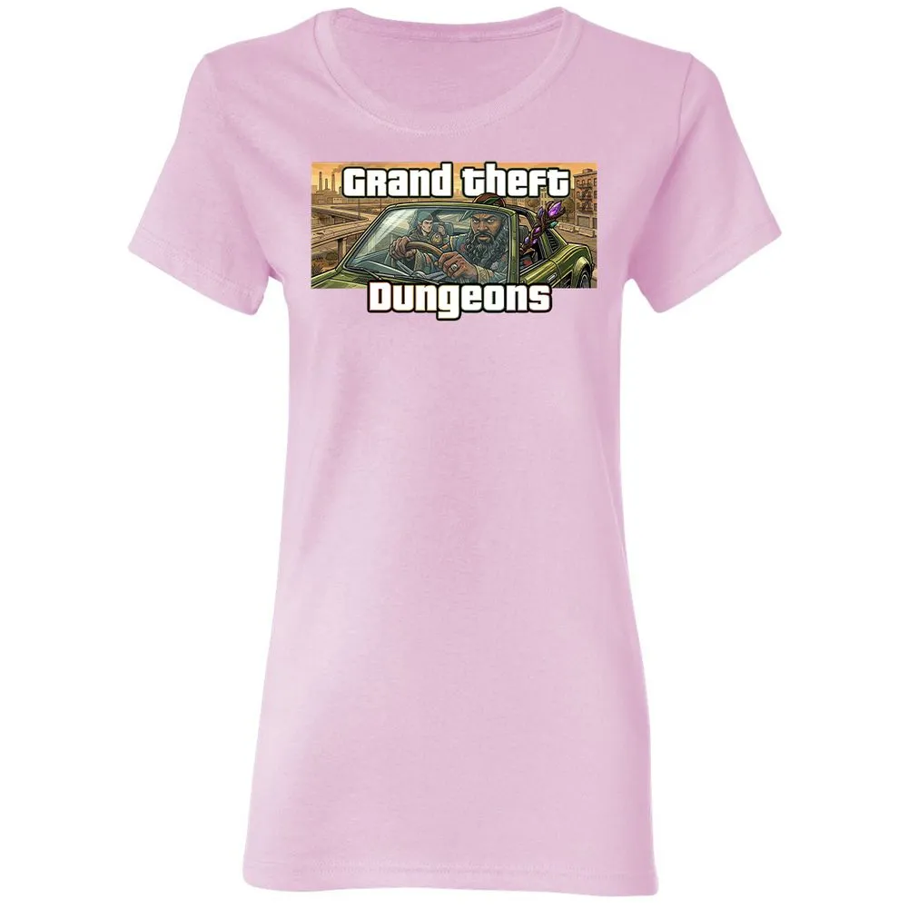 Grand Theft Dungeons Women's T-Shirt - Light Pink - 8