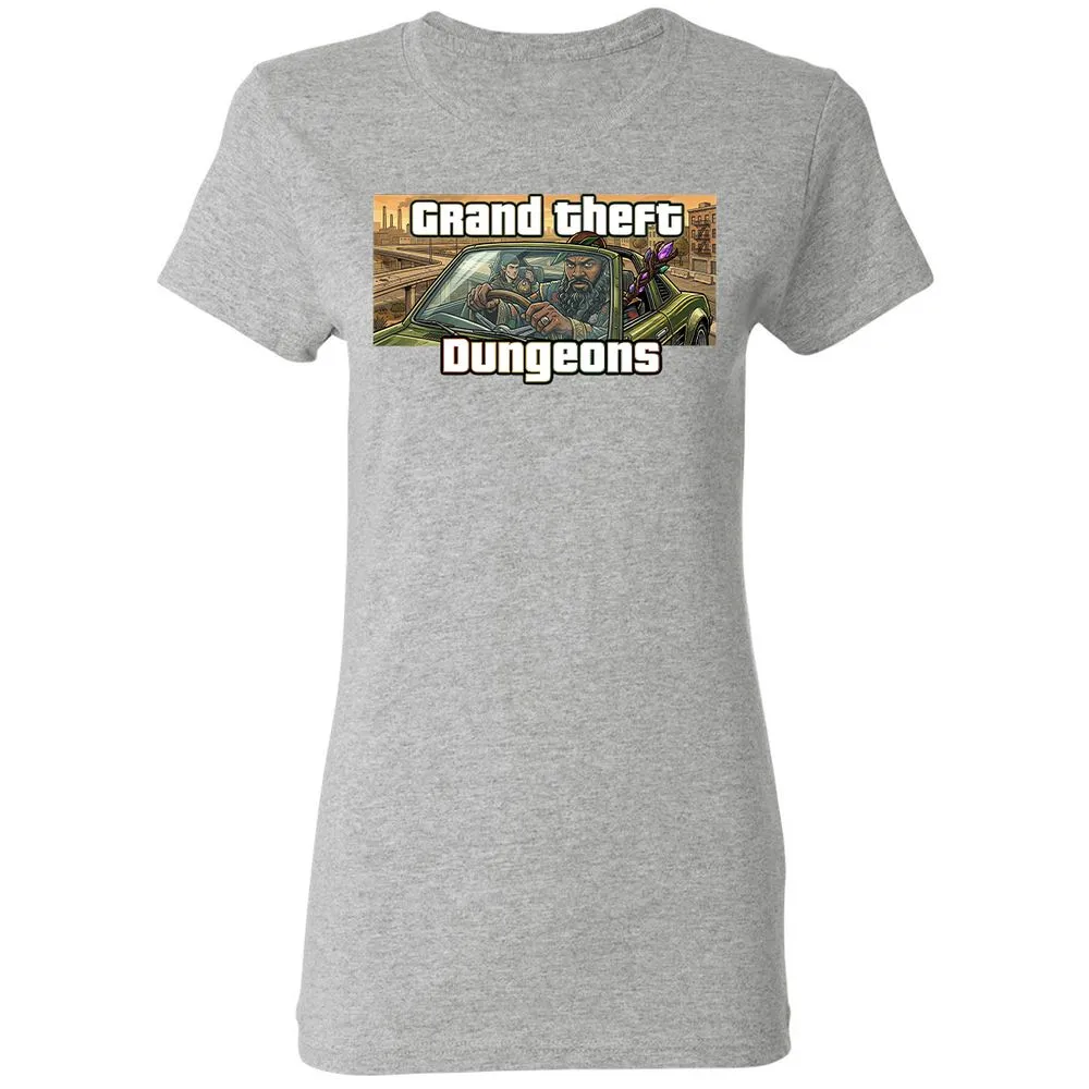 Grand Theft Dungeons Women's T-Shirt - Sport Grey - 14