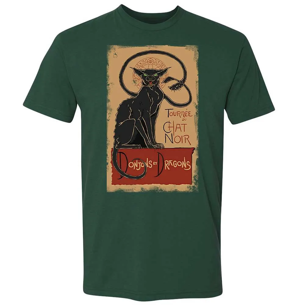 Tournee Du Chat Noir Premium Unisex T-Shirt - Forest Green - 3