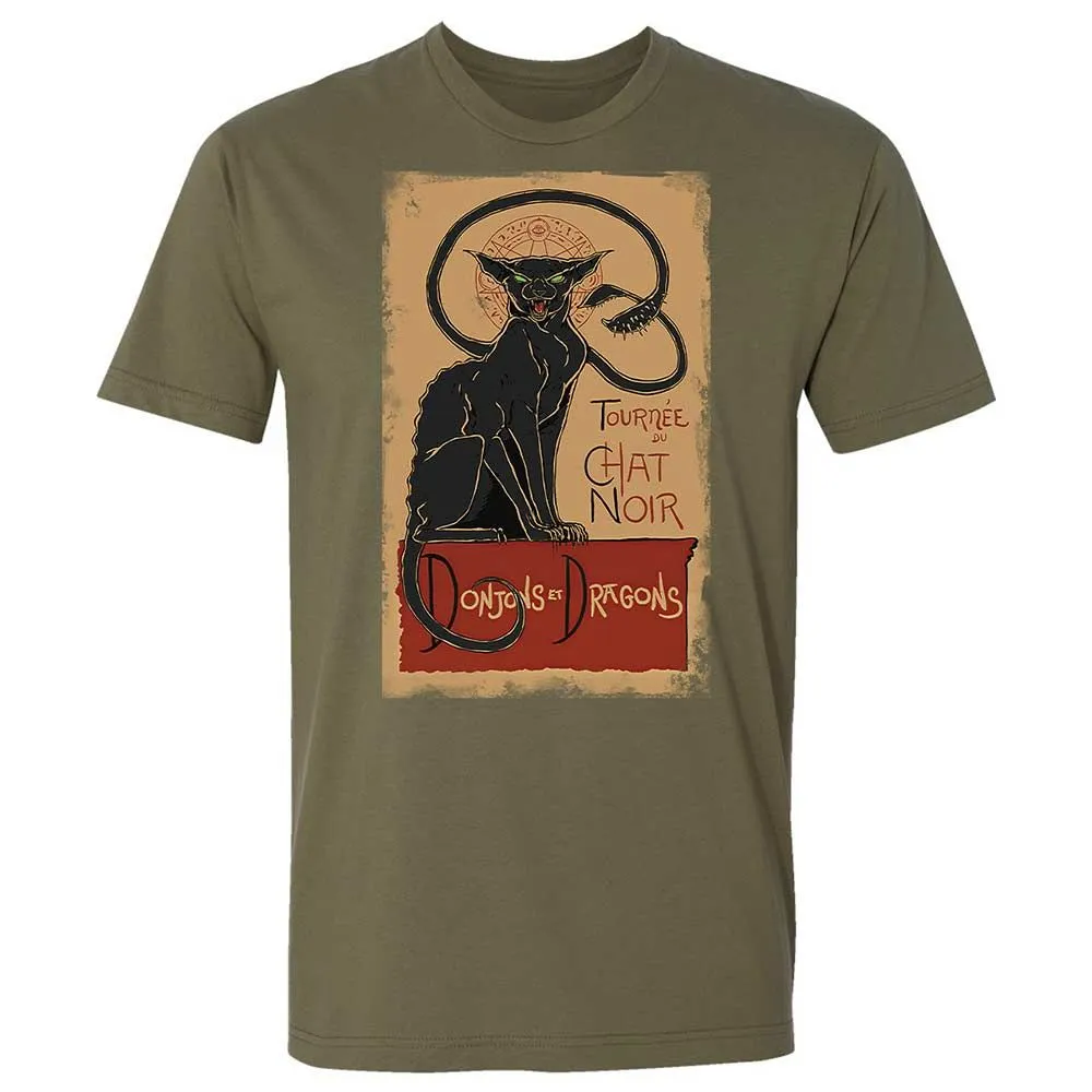 Tournee Du Chat Noir Premium Unisex T-Shirt - Military Green - 8