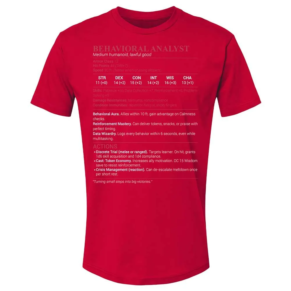 Behavioral Analyst - Red - 9