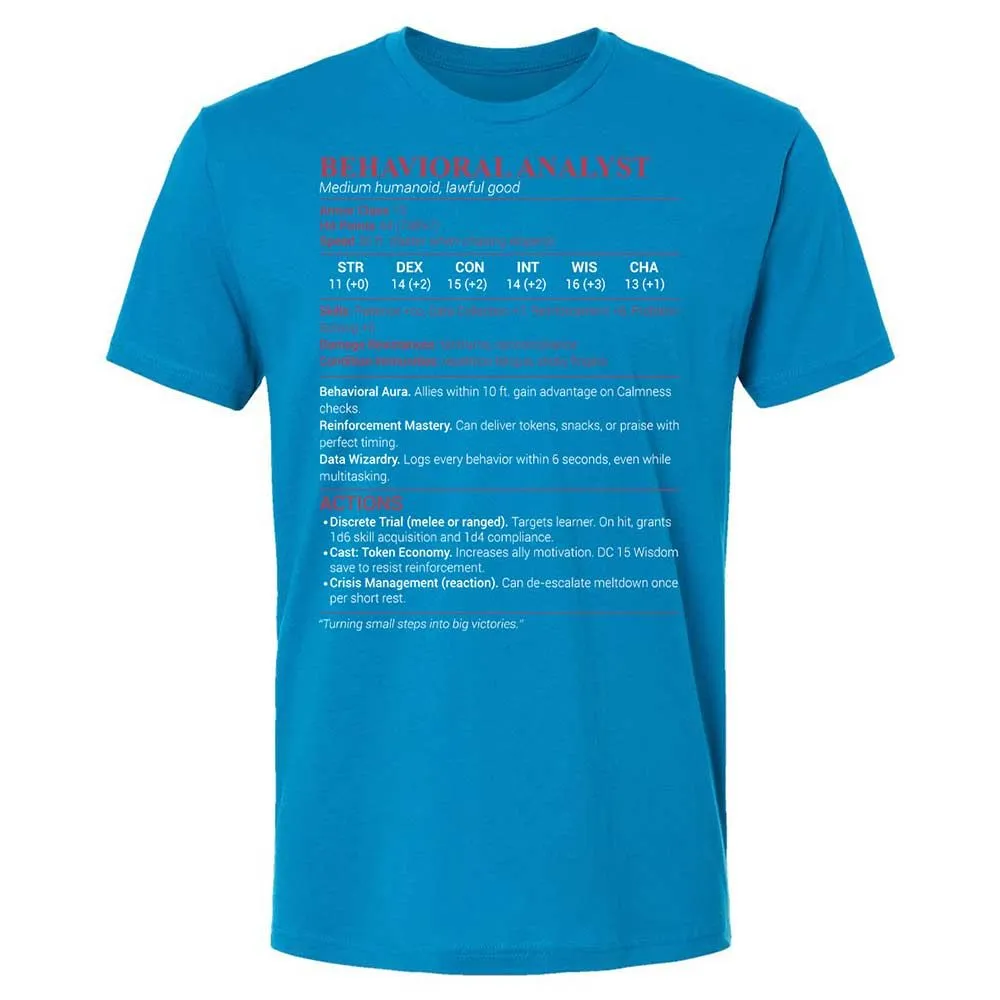 Behavioral Analyst - Turquoise - 15