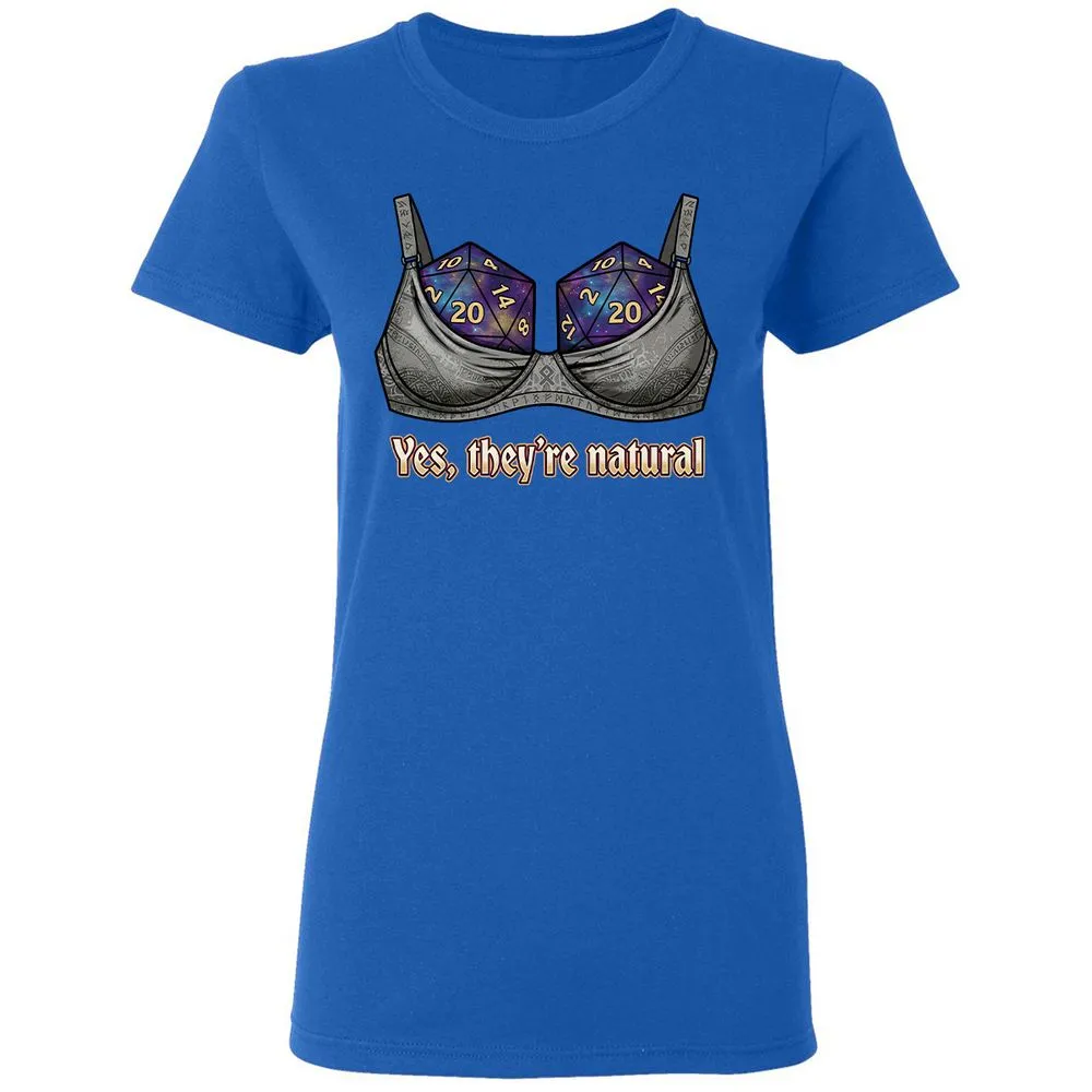 They Are Natural Nat20 Women's T-Shirt - Royal - 3