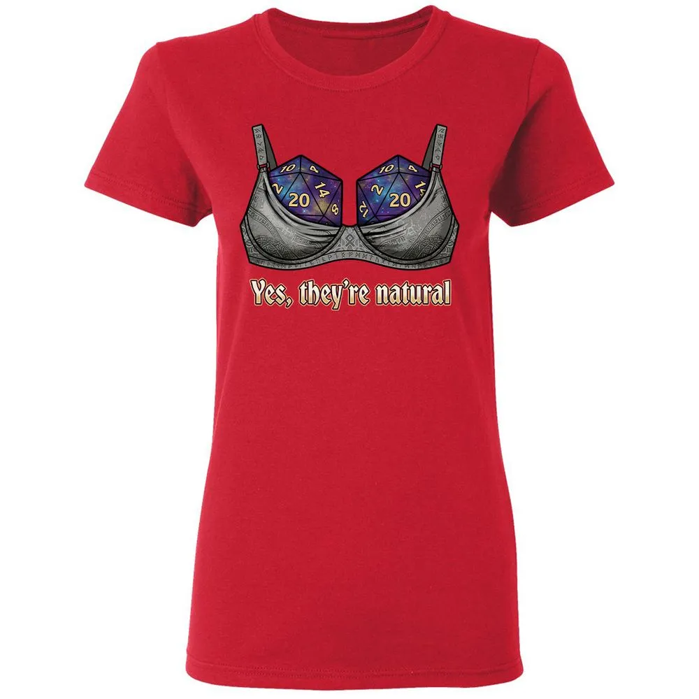 They Are Natural Nat20 Women's T-Shirt - Red - 9