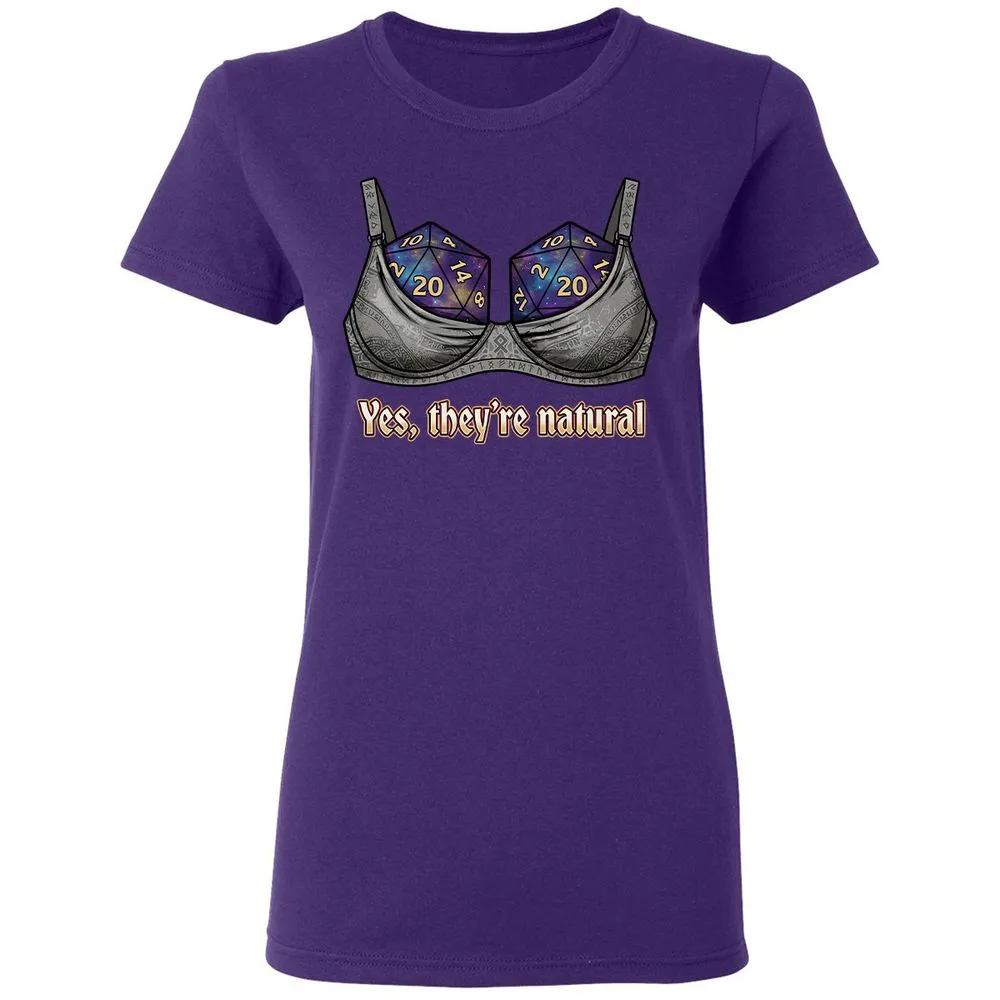 They Are Natural Nat20 Women's T-Shirt - Purple - 10