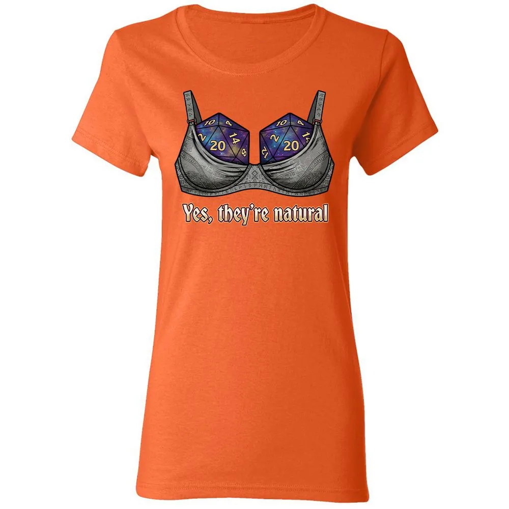 They Are Natural Nat20 Women's T-Shirt - Orange - 12