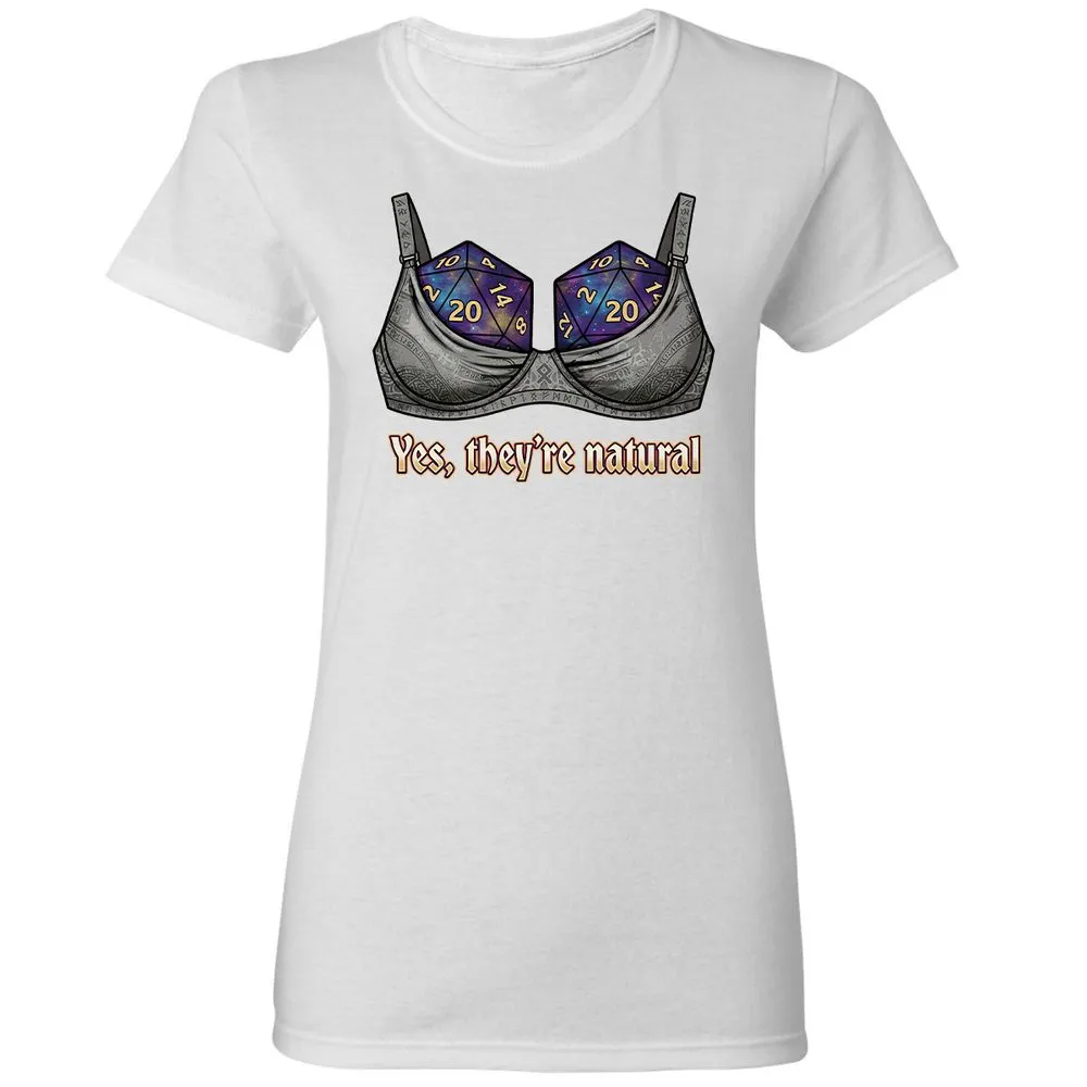 They Are Natural Nat20 Women's T-Shirt - White - 15