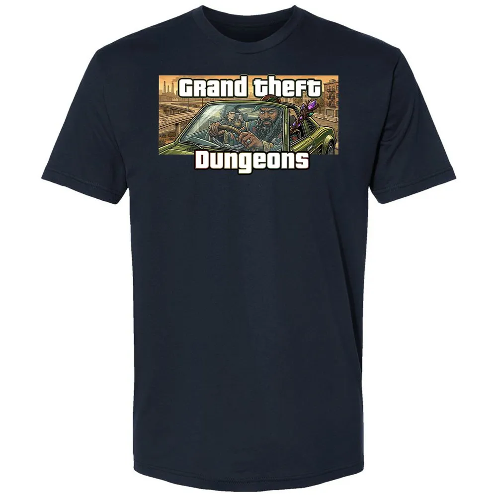 Grand Theft Dungeons Premium Unisex T-Shirt - Midnight Navy - 2