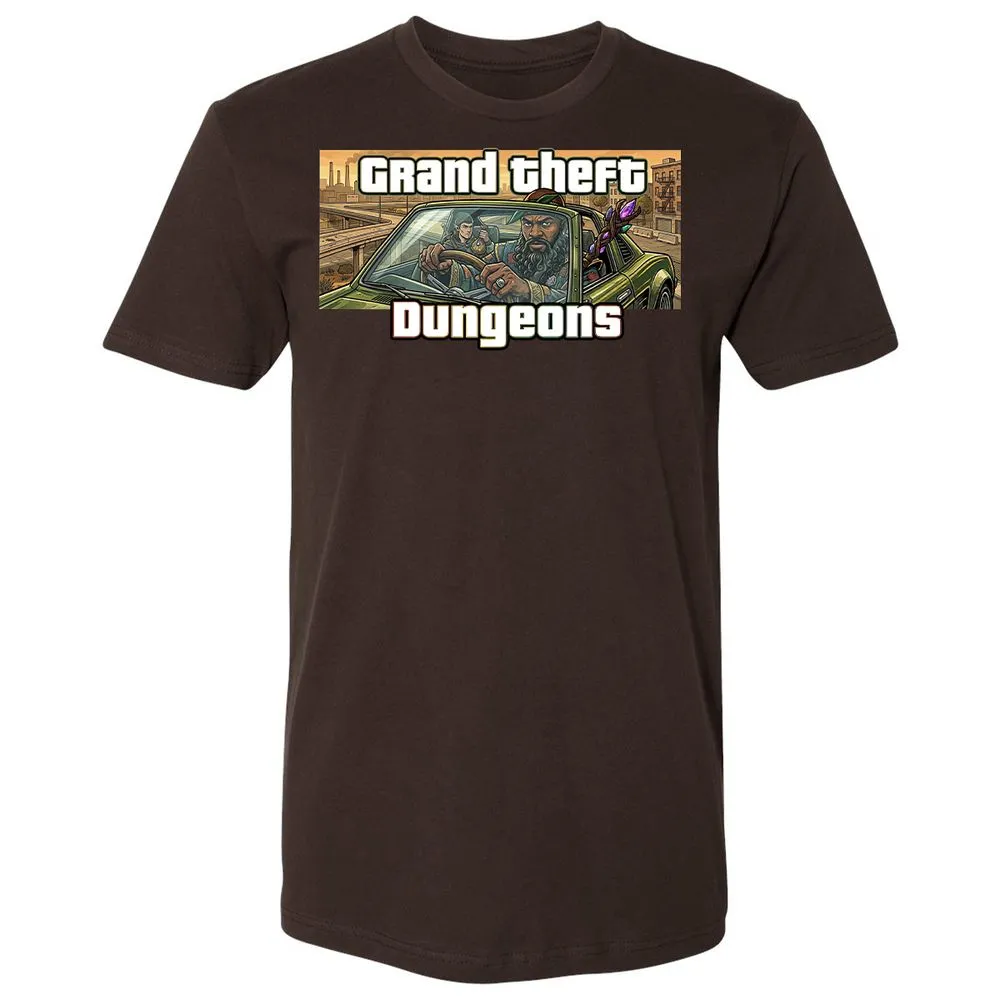 Grand Theft Dungeons Premium Unisex T-Shirt - Dark Chocolate - 6