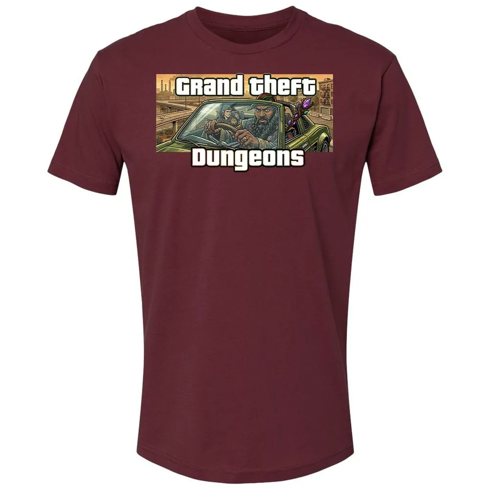 Grand Theft Dungeons Premium Unisex T-Shirt - Maroon - 10
