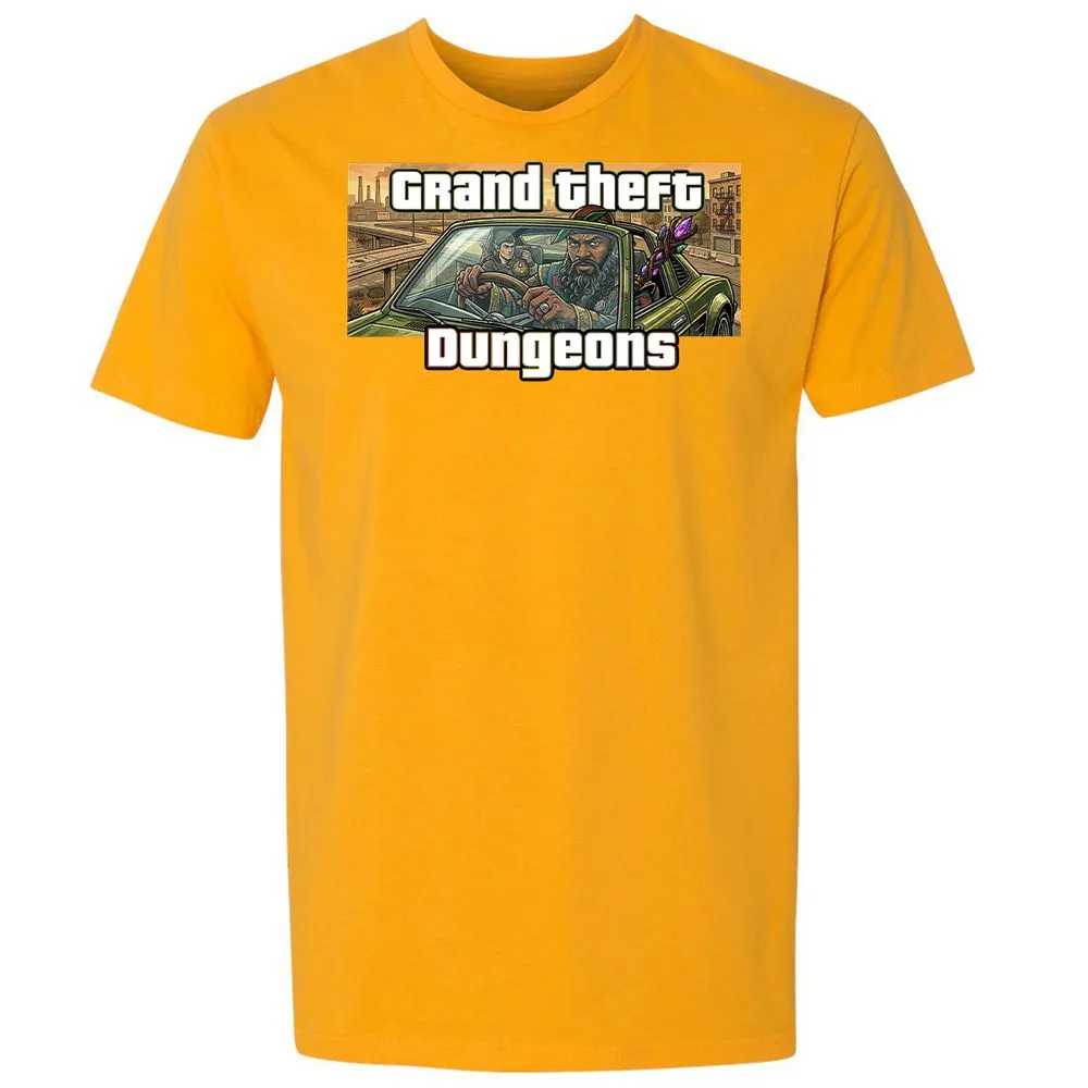 Grand Theft Dungeons Premium Unisex T-Shirt - Gold - 18